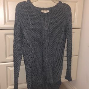 Grey Sweater with holes